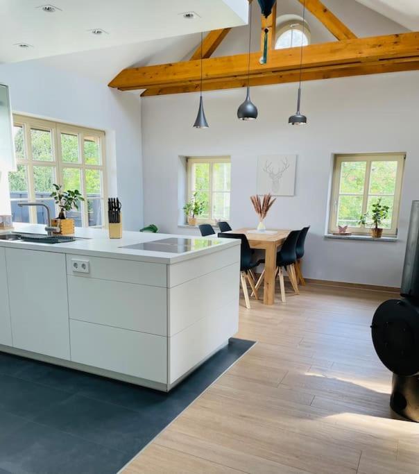 Traumvilla Im Herzen Hainichens Esterno foto