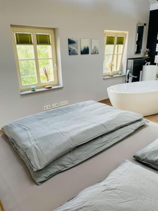 Traumvilla Im Herzen Hainichens Esterno foto